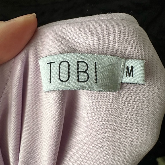 TOBI Medium Purple Long Sleeve Dress - Picture 9 of 9